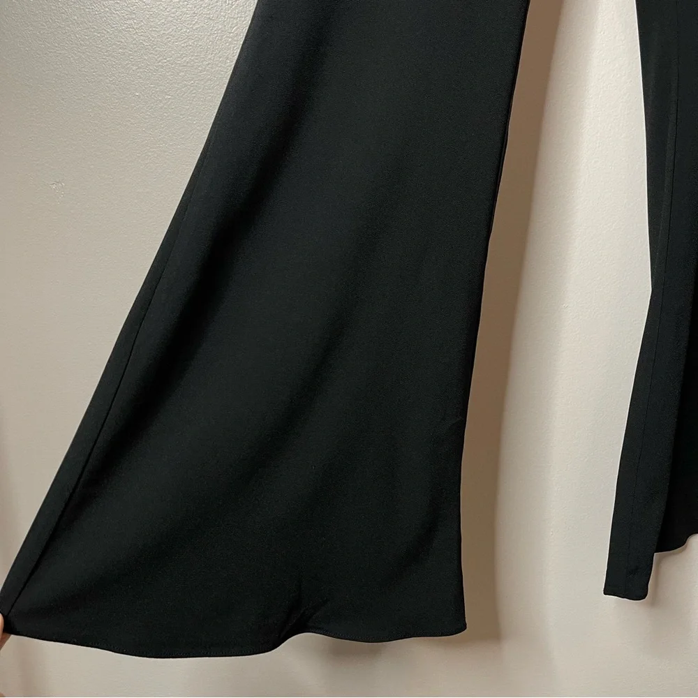 DO+BE High Waist Bell Bottom Flare Pants (black) - small
